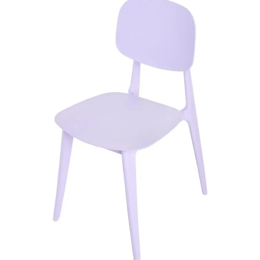 Tuinstoelen-Leen Bakker KATTAVIA - Tuinstoel set van 2 - Violet - Polypropyleen