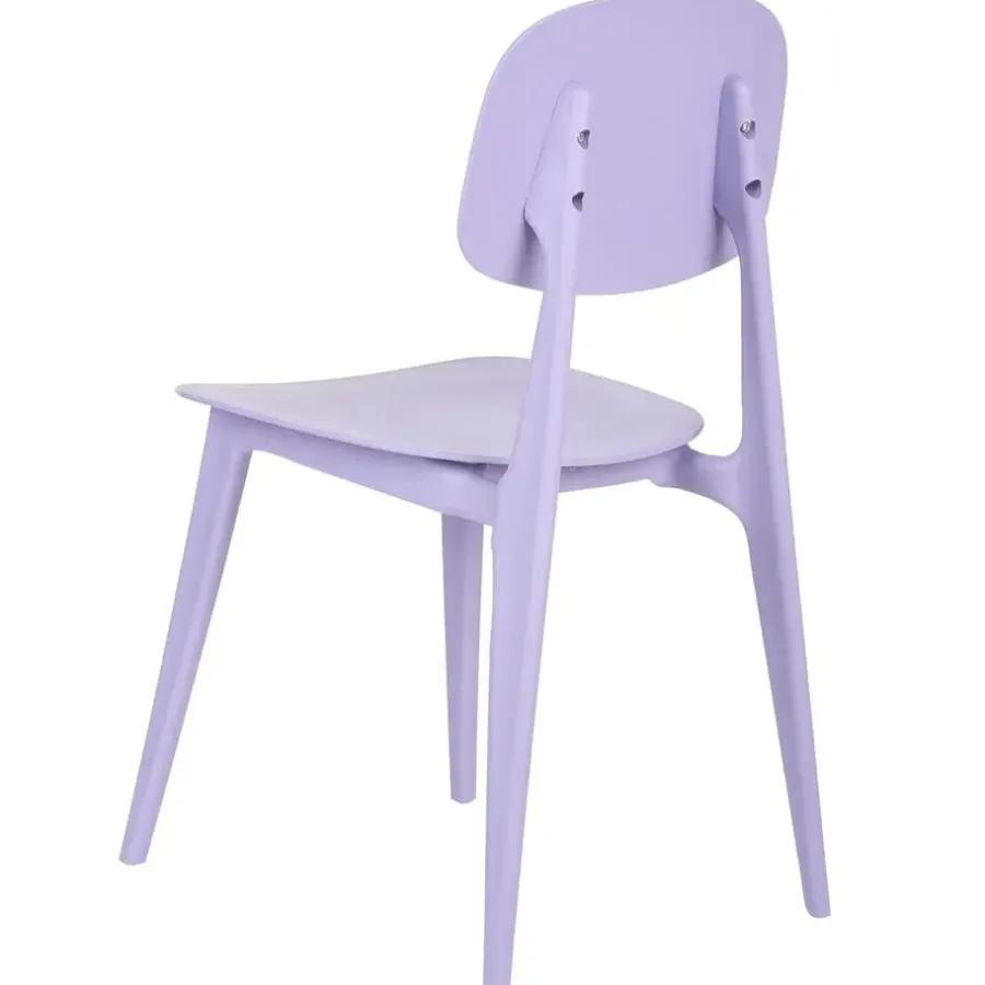 Tuinstoelen-Leen Bakker KATTAVIA - Tuinstoel set van 2 - Violet - Polypropyleen