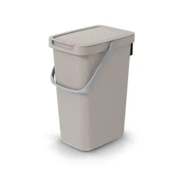 Keden keuken afvalbak - beige - 25L - 26 x 29 x 48 cm
