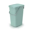 Prullenbakken-Keden keuken afvalbak - mintgroen - 20L - 23 x 29 x 45 cm