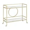 Trolleys-Beliani KERRY - Keukentrolley - Goud - IJzer