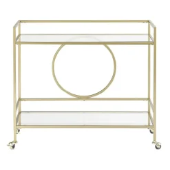 Trolleys-Beliani KERRY - Keukentrolley - Goud - IJzer