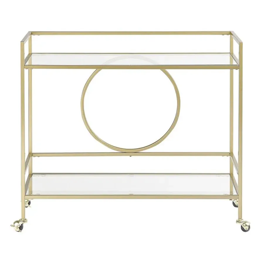 Trolleys-Beliani KERRY - Keukentrolley - Goud - IJzer