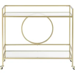 Trolleys-Beliani KERRY - Keukentrolley - Goud - IJzer