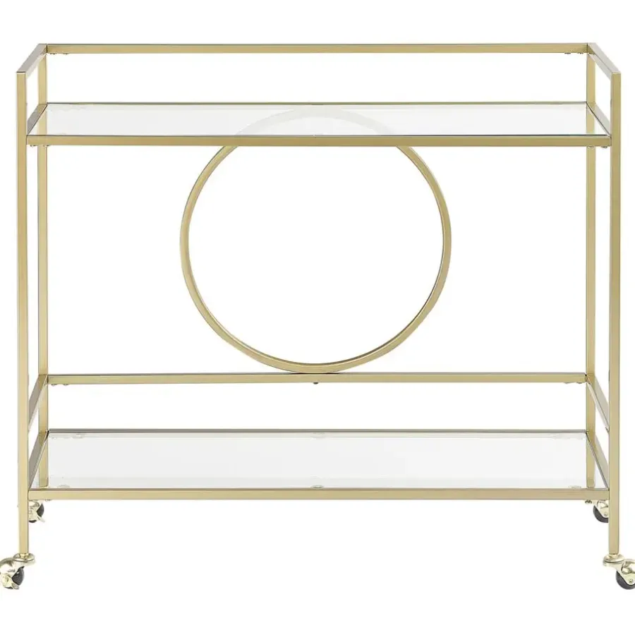 Trolleys-Beliani KERRY - Keukentrolley - Goud - IJzer