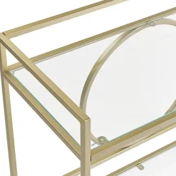 Trolleys-Beliani KERRY - Keukentrolley - Goud - IJzer