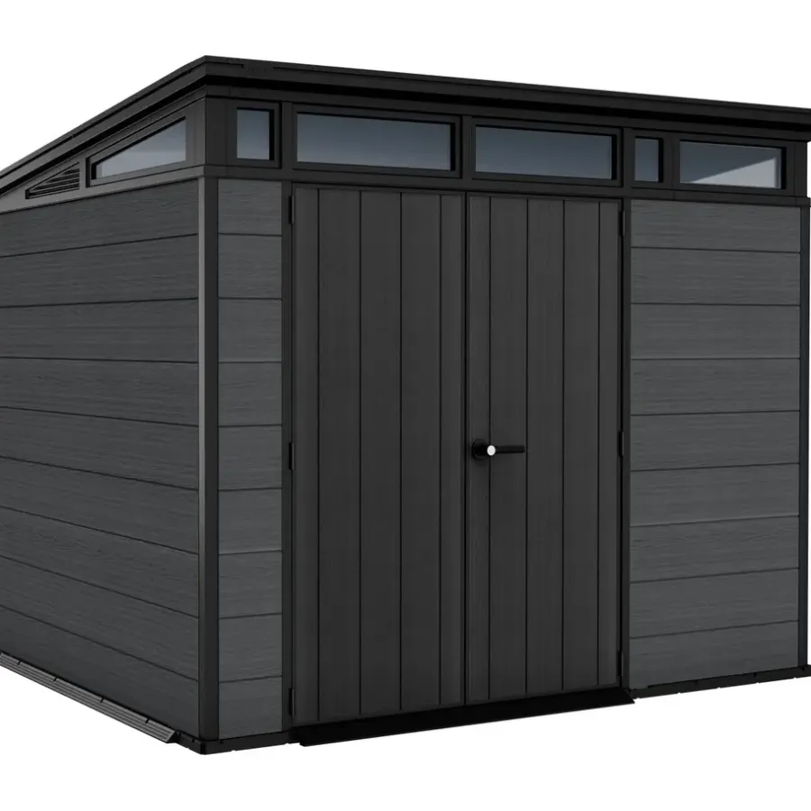 Tuinhuizen-Keter Cortina 97 Tuinhuis - 277x218x226cm - Grijs