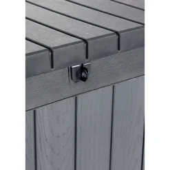 Kussenboxen-Keter Darwin Opbergbox - 670L - 142.5x65.5x89.52cm - Grijs
