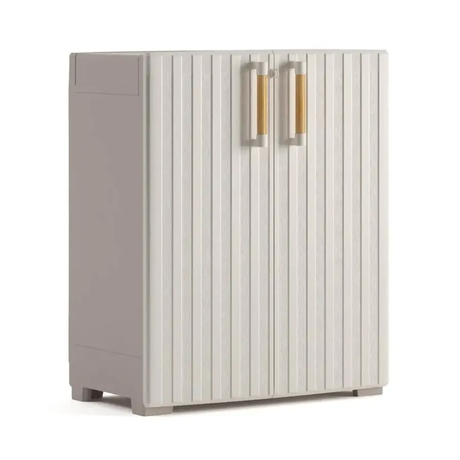Wandkasten-Keter Groove Opbergkast laag - 1 plank