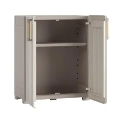 Wandkasten-Keter Groove Opbergkast laag - 1 plank