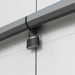 Wandkasten-Keter Linear Opbergkast utility - bezemkast - 3 planken