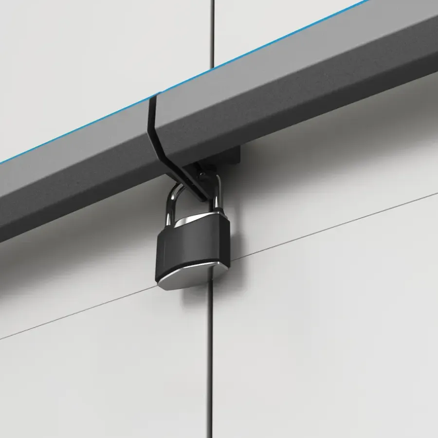 Wandkasten-Keter Linear Opbergkast utility - bezemkast - 3 planken
