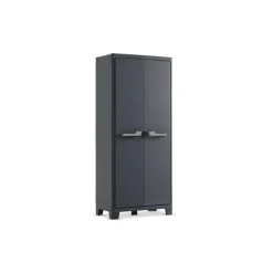 Stellingkasten-Keter Moby hoge kast - 4 planken - 80x44x182 cm - Antraciet