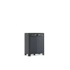 Stellingkasten-Keter Moby lage kast - 2 planken - 80x44x100 cm - Antraciet