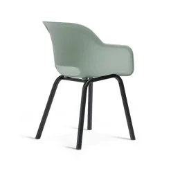 Tuinstoelen-Keter Noa Tuinstoel - 2 stuks - 55x56.5x80cm - metalen onderstel - Vintage green