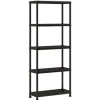 Stellingkasten-Keter Plus shelf 75/5 - 5 Planken - 75x32x176 cm - Zwart