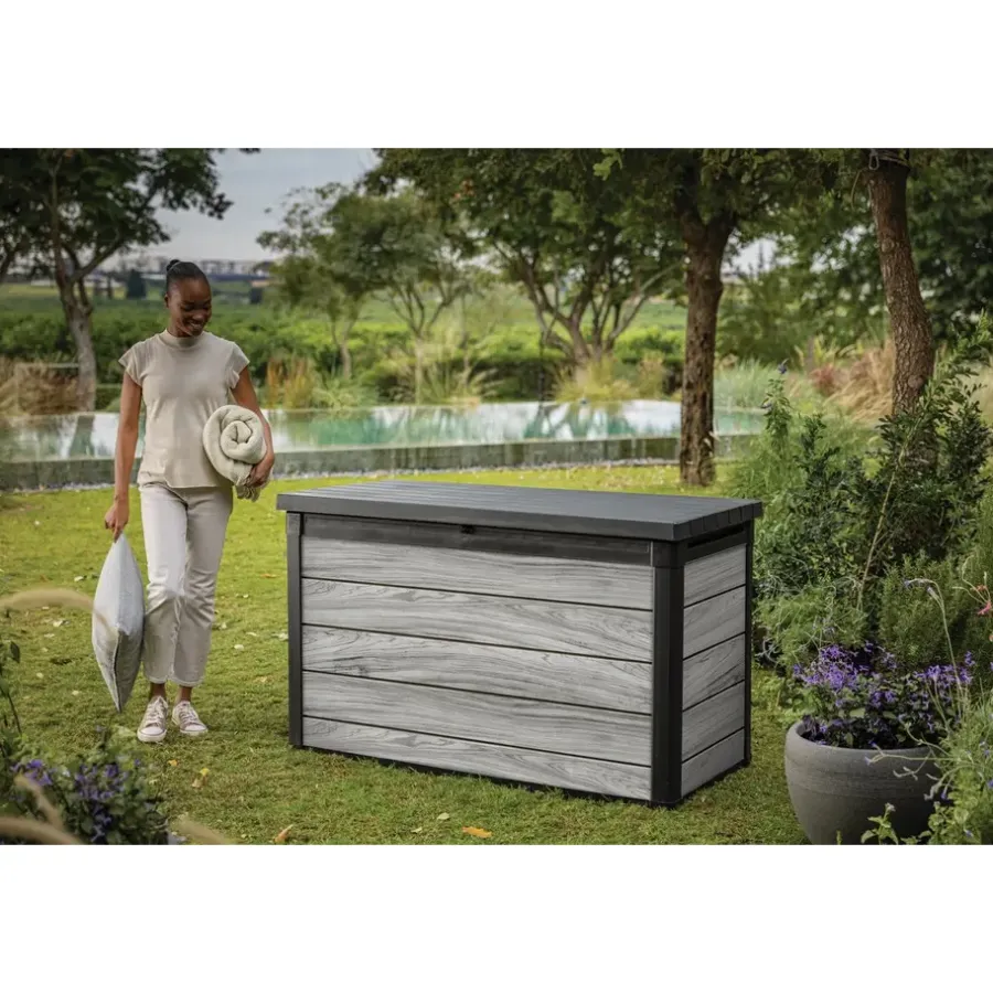 Kussenboxen-Keter Signature Opbergbox 757L - 151.7x72.5x90cm - Storm Grey