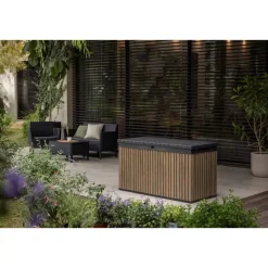 Keter Venetian Opbergbox - 570L - 142.5x65.3x78.2cm - Bruin