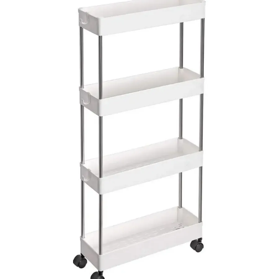 Parya Home Keuken trolley met 4 etages - Wit