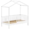 Kinderbedden-Vipack Kinderbed Dallas - 70x140 cm - Wit/massief grenen