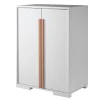 Kinderkledingkasten-Vipack Kinderkledingkast London 98x56x116cm - wit