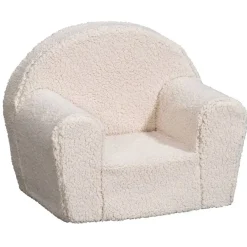 Fauteuils-Leen Bakker Kinderstoel Louise - teddy - ecru