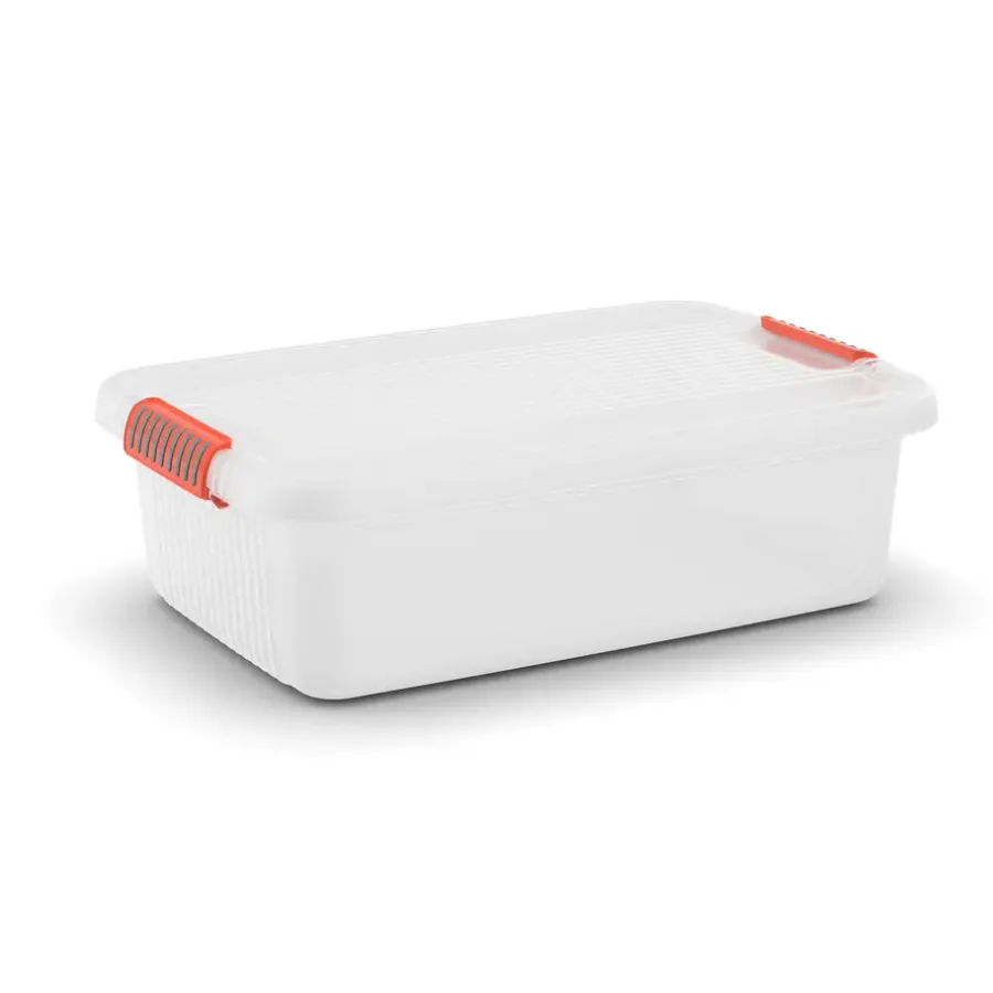 Opbergboxen-Kis K Latch Opbergbox M - 28L - transparant