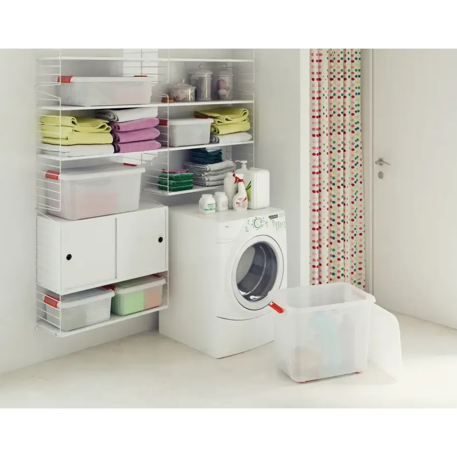 Opbergboxen-Kis K Latch Opbergbox M - 28L - transparant