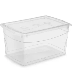Opbergboxen-Kis Omni Opbergbox L - 50L - transparant