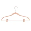 Merkloos Kledinghangers - Broekhangers - 20 Stuks - Anti slip - Roze - Fluweel