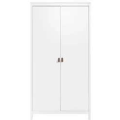 Leen Bakker Kledingkast Madeira 2-deurs - wit - 199x102x58 cm