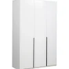 Leen Bakker Kledingkast Milaan 3-deurs- wit - 208x135x58 cm