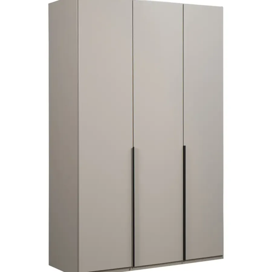 Leen Bakker Kledingkast Milaan 3-deurs - greige - 236x135x58 cm