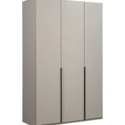 Leen Bakker Kledingkast Milaan 3-deurs - greige - 208x135x58 cm
