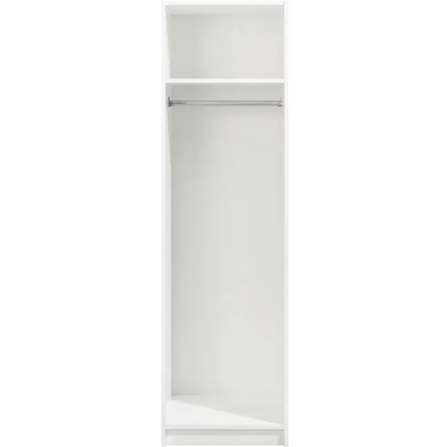 Leen Bakker Kledingkast Varia 1-deurs - wit - 175x49x50 cm