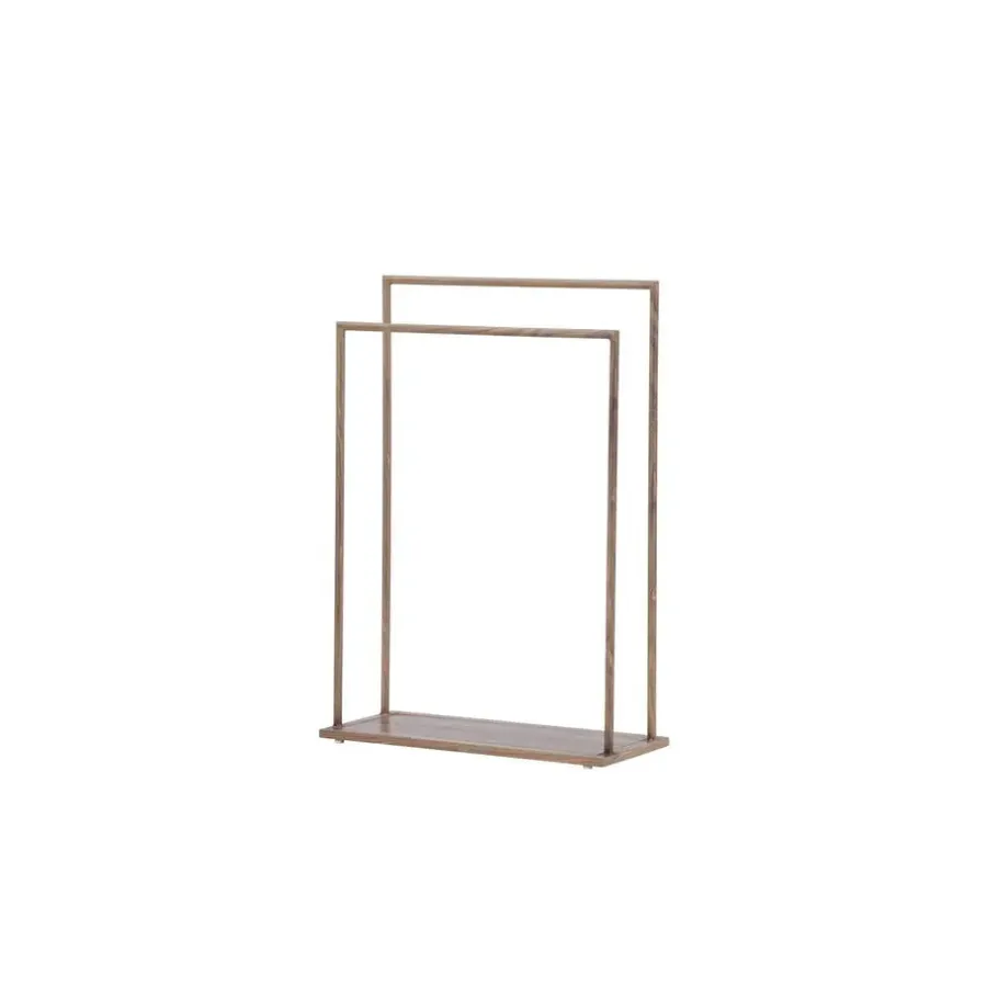 Fjôrd Kledingrek Bruin Metaal - 70x30x100cm - Alva