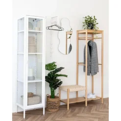 House Nordic Kledingrek Naturel Bamboe - 14x39x165cm - Ember