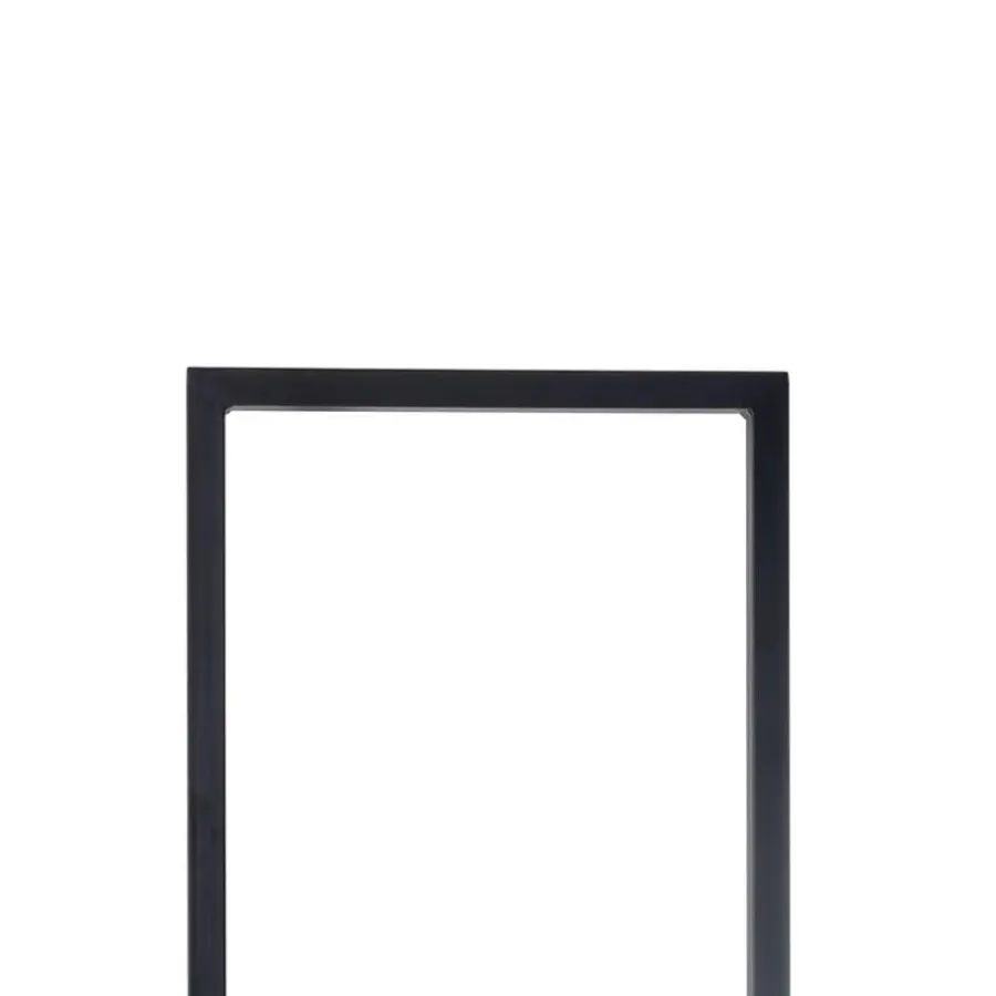 Giga Meubel Kledingrek Zwart - Metaal - 40x30x190cm - Stella