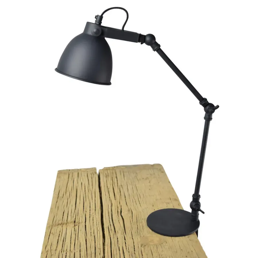 Bureaulampen|Bureaulampen-Urban Interiors Klemlamp Worker Ø12cm. vintage black