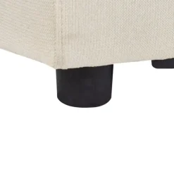 Leen Bakker KOHLO - Ottomaan - Lichtbeige - Polyester