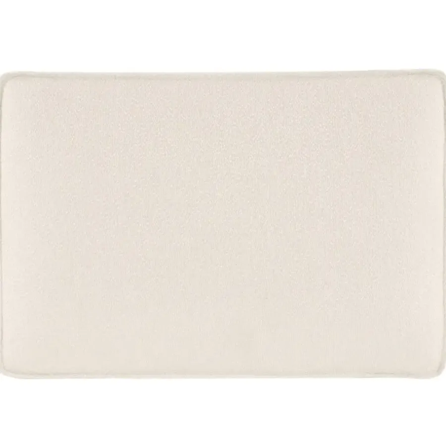 Hockers En Voetenbanken-Leen Bakker KOLDING - Ottomaan - Lichtbeige - Bouclé