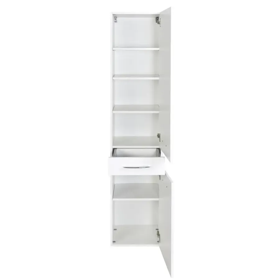 Held Kolomkast Florent 40cm met 2 deuren & lade - wit