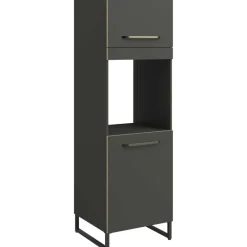 Buffetkasten-Parisot Kolomkast Wade met ruimte voor oven - antraciet