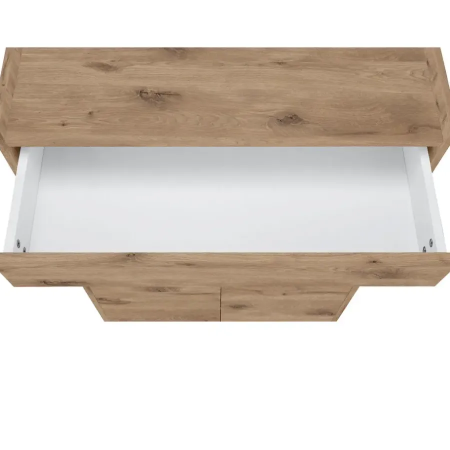 Loft24 Kosmo - Schoenenkast met 2 deuren in eiken effect