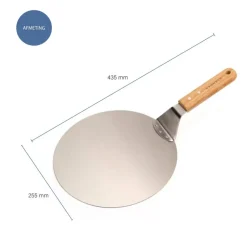 Barbecues En Accessoires-Krumble Pizzaschep RVS met houten handvat