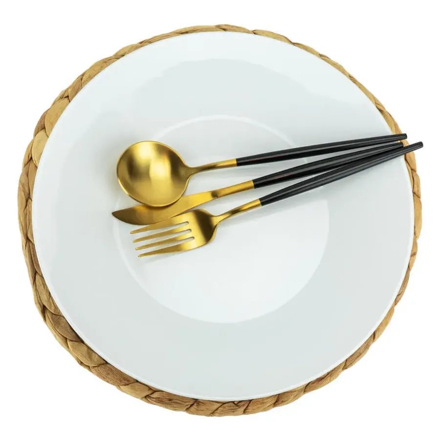 Placemats-Krumble Placemat geweven rond - 30 cm