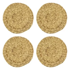 Krumble Placemat geweven rond - 30 cm - set van 4