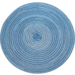 Krumble Placemat rond - Blauw