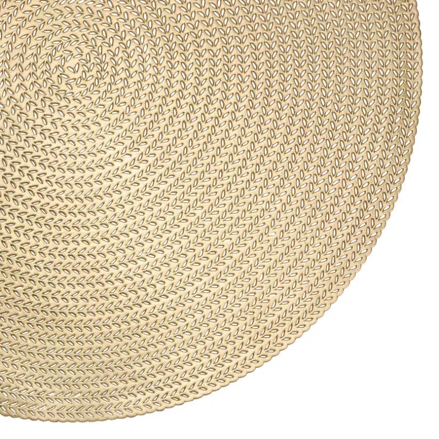 Placemats-Krumble Placemat rond - PVC - Goud