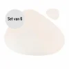 Krumble Placemat set design - 6 stuks - Wit